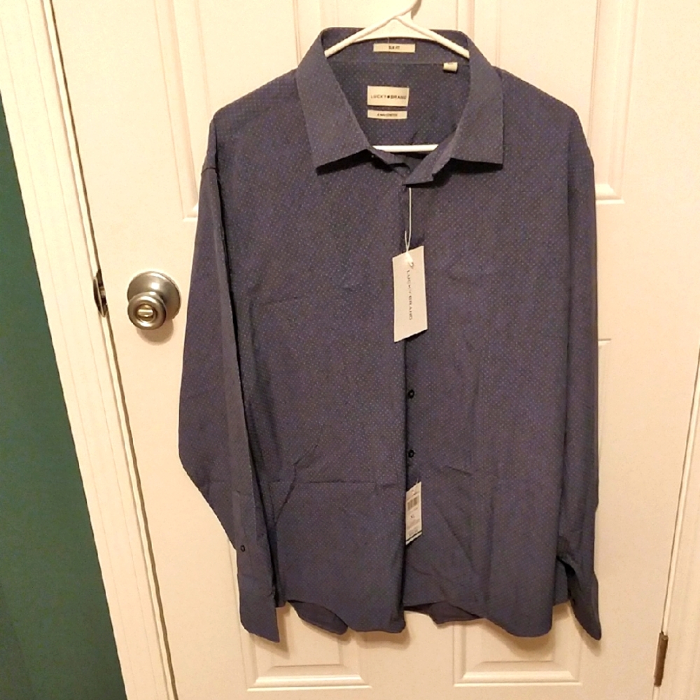 NWT Lucky Brand Mens Dress Shirt